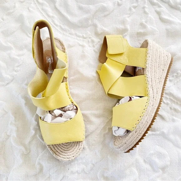 Eileen Fisher Willow Espadrille Wedge Sandal Size 8.5 New - Picture 3 of 7